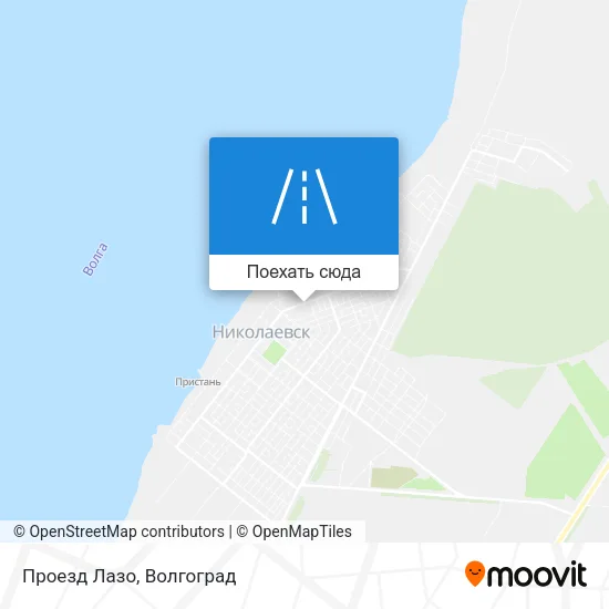Карта Проезд Лазо