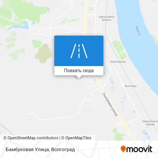 Карта Бамбуковая  Улица