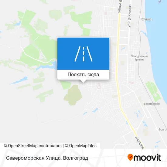 Карта Североморская Улица