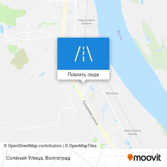 Карта Солёная Улица