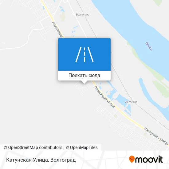 Карта Катунская Улица