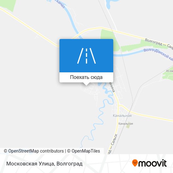 Карта Московская Улица