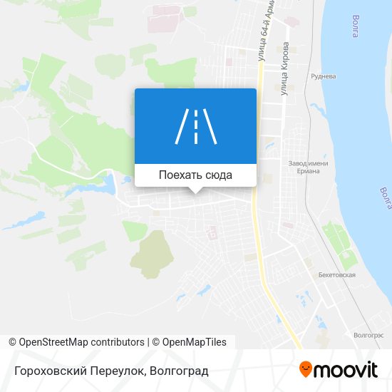 Карта Гороховский Переулок
