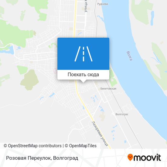 Карта Розовая Переулок