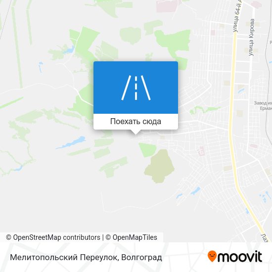 Карта Мелитопольский Переулок