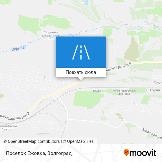 Карта Поселок Ежовка