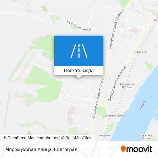 Карта Черёмуховая Улица