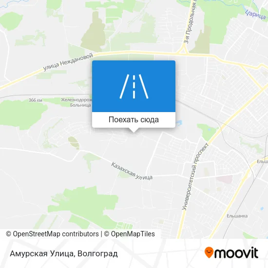 Карта Амурская Улица