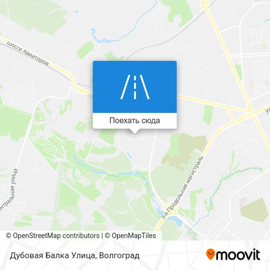 Карта Дубовая Балка Улица