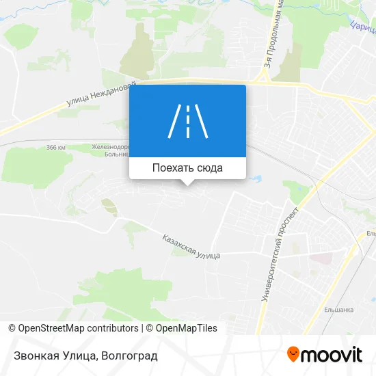 Карта Звонкая Улица