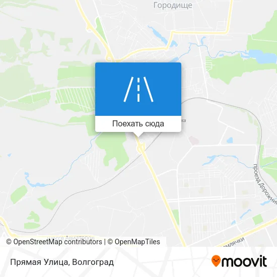Карта Прямая Улица