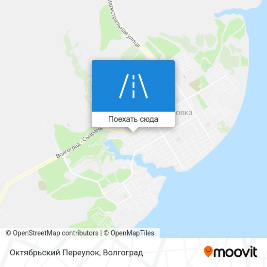 Карта Октябрьский Переулок