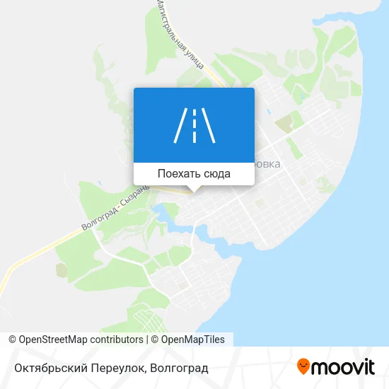 Карта Октябрьский Переулок