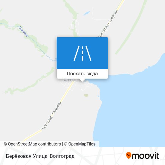 Карта Берёзовая Улица