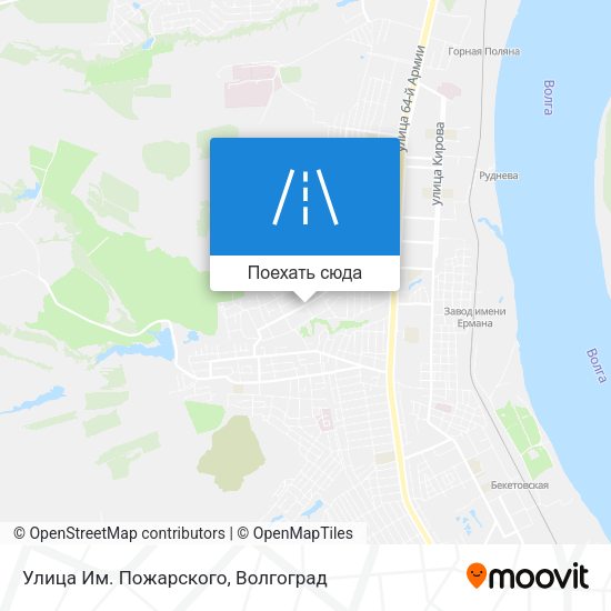 Карта Улица Им. Пожарского