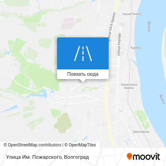Карта Улица Им. Пожарского