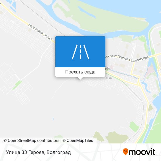 Карта Улица 33 Героев