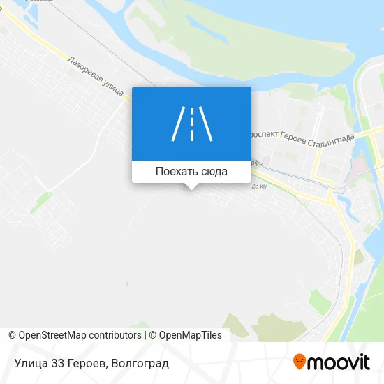 Карта Улица 33 Героев