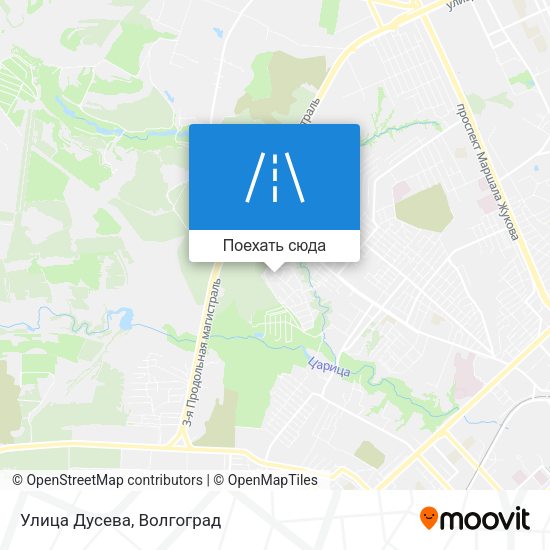 Карта Улица Дусева