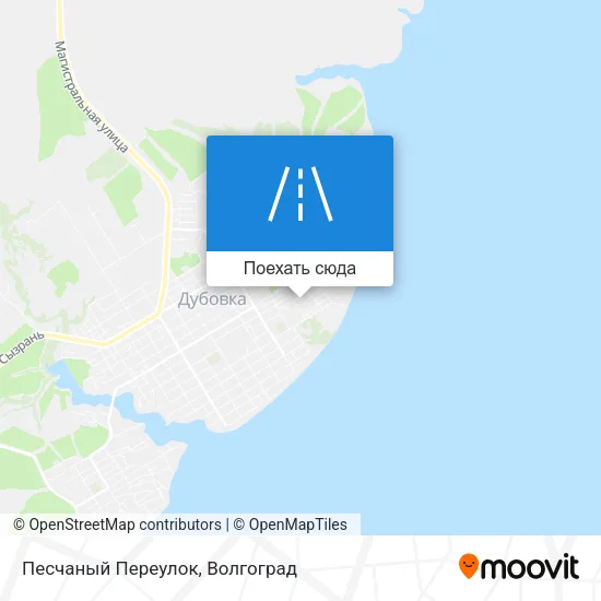 Карта Песчаный Переулок