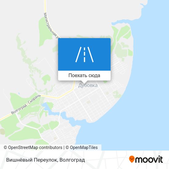Карта Вишнёвый Переулок