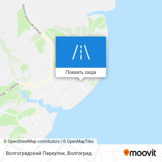 Карта Волгоградский Переулок