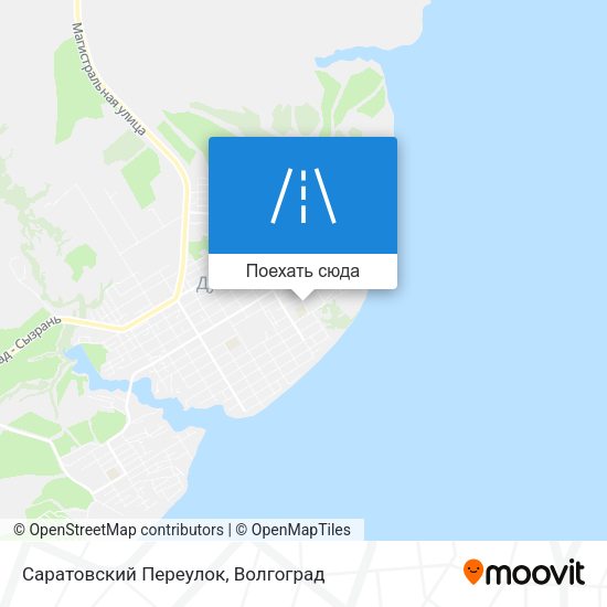 Карта Саратовский Переулок