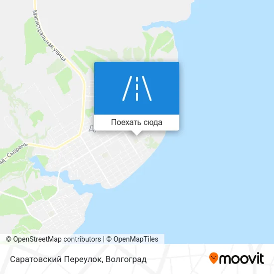 Карта Саратовский Переулок