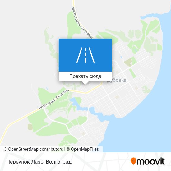 Карта Переулок Лазо