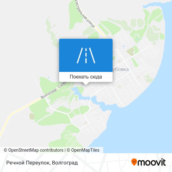 Карта Речной Переулок