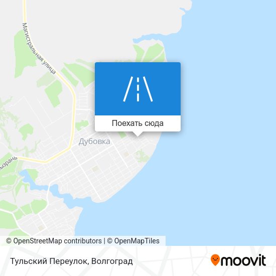 Карта Тульский Переулок