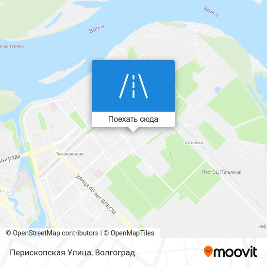Карта Перископская Улица
