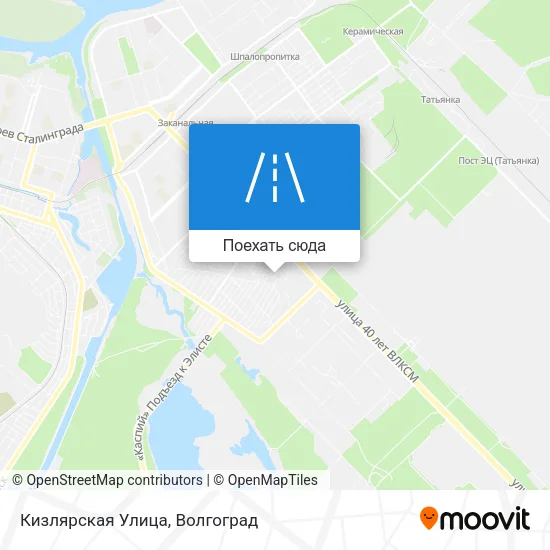 Карта Кизлярская Улица