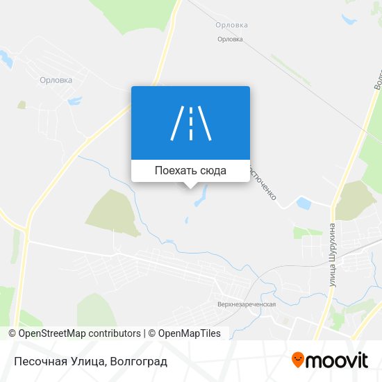 Карта Песочная Улица