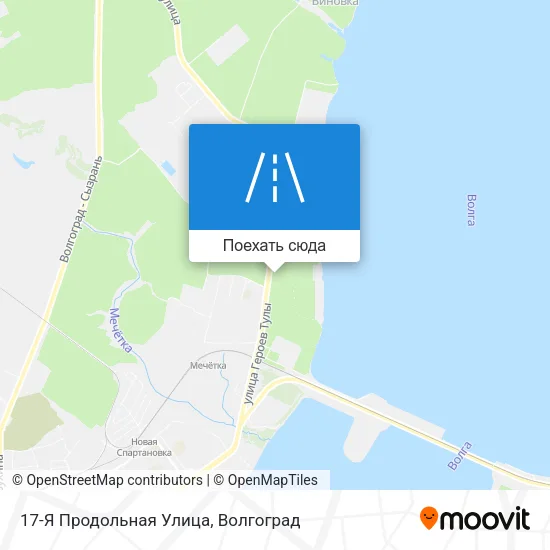 Карта 17-Я Продольная Улица