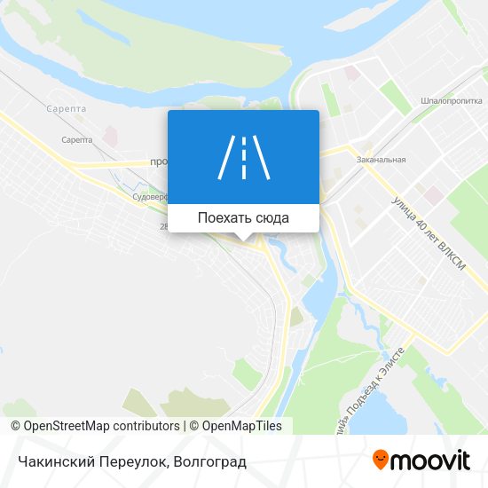 Карта Чакинский Переулок