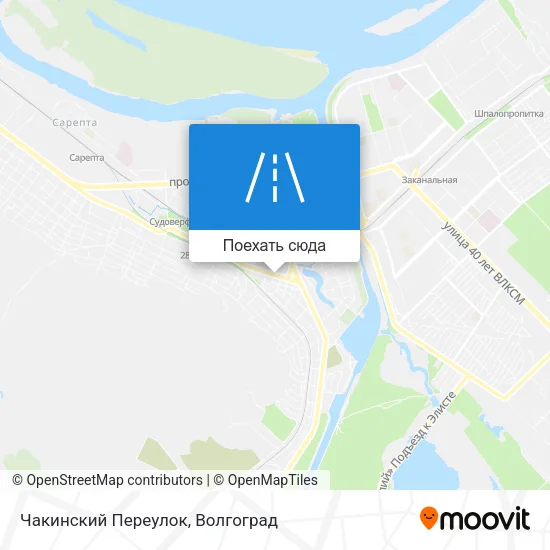 Карта Чакинский Переулок