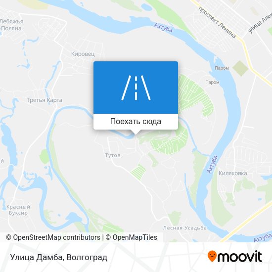 Карта Улица Дамба
