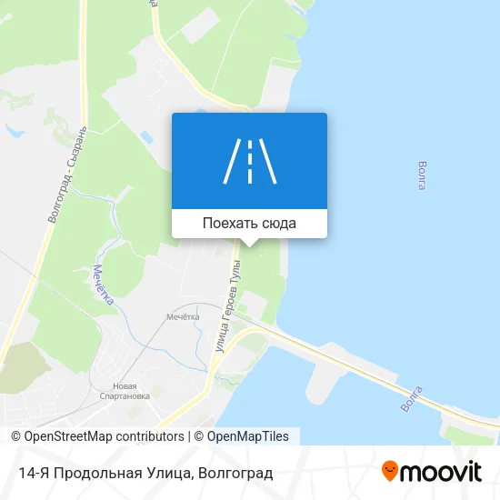 Карта 14-Я Продольная Улица