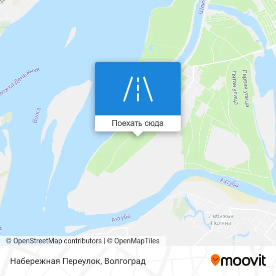 Карта Набережная Переулок