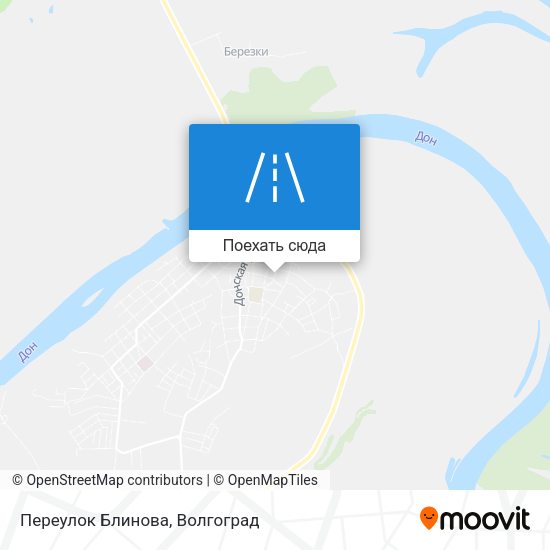 Карта Переулок Блинова