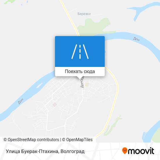 Карта Улица Буерак-Птахина
