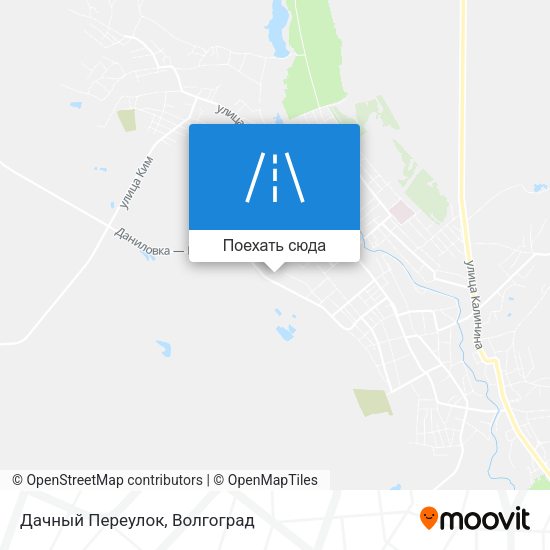 Карта Дачный Переулок