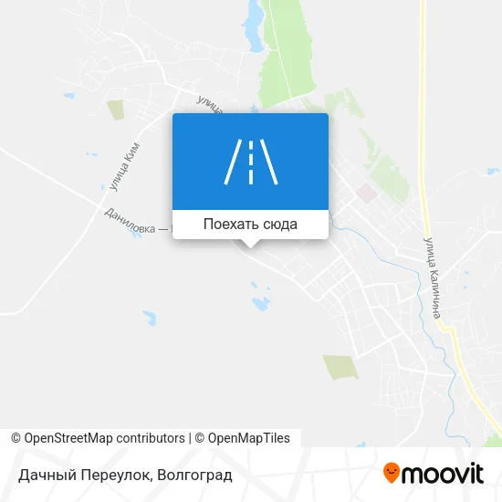 Карта Дачный Переулок