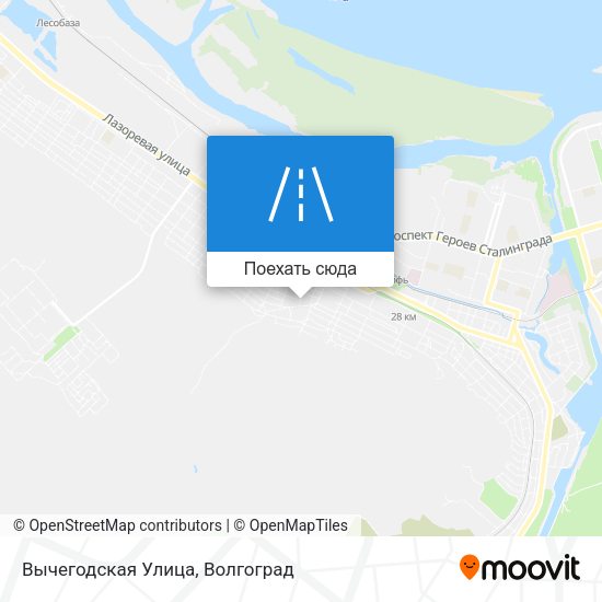 Карта Вычегодская Улица