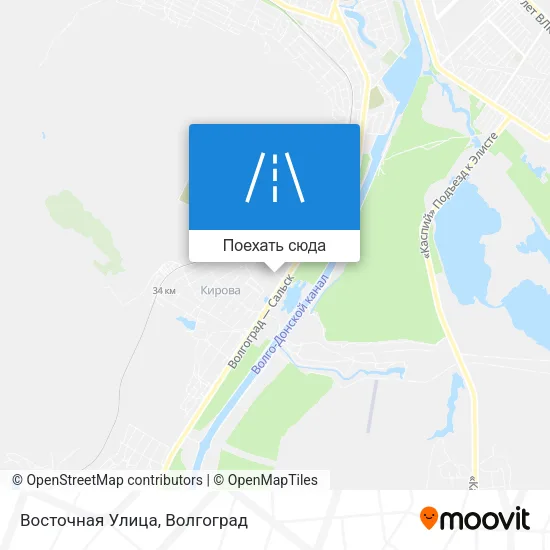 Карта Восточная Улица
