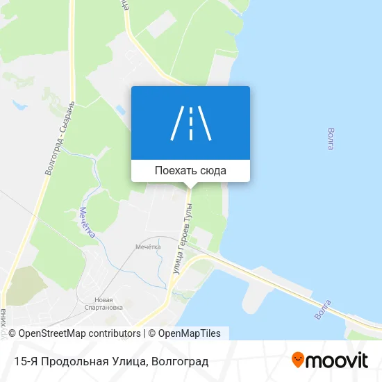 Карта 15-Я Продольная Улица