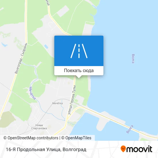 Карта 16-Я Продольная Улица