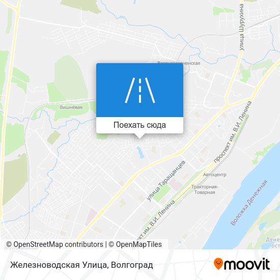 Карта Железноводская Улица