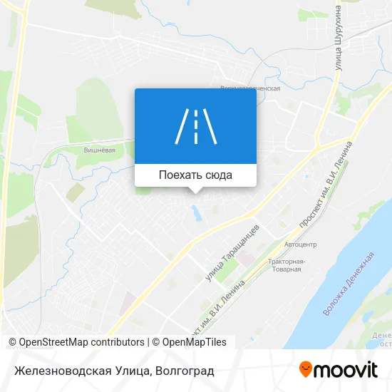Карта Железноводская Улица